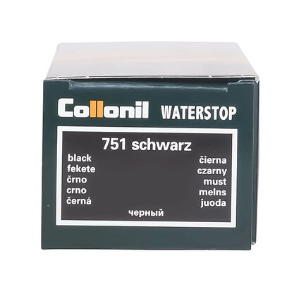Collonil / Schuhcreme Schwarz, Tube 75ml WATERSTOP COLOURS