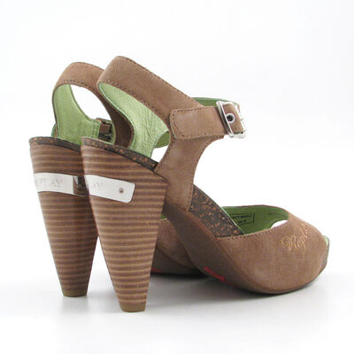 Replay / Plateau-Sandalette &raquo;Floral&laquo; Braun