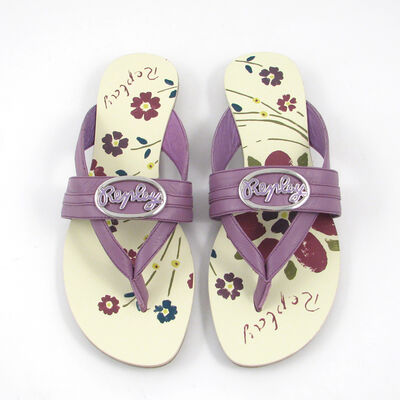 Replay / Zehentrenner &raquo;Dory&laquo; Lila-Violett, Leder