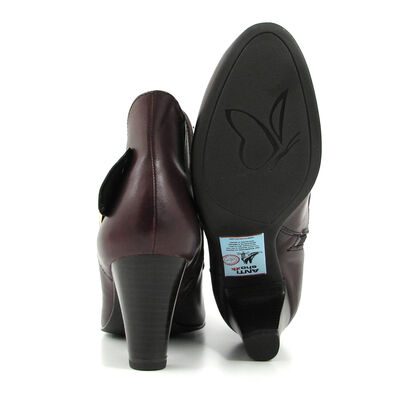 Caprice / Ankle-Boots Dunkelbraun mit Raffungen