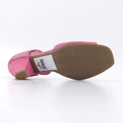 comma / Sandalette Pink/Barbie m. Kn&ouml;chelriemen und Schnalle, Leder