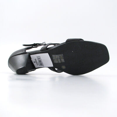 comma / Sandaletten Schwarz R&ouml;mer-Art, Leder