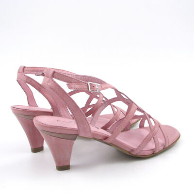 comma / Sandalette Rosa-Blass (Blossom), Leder