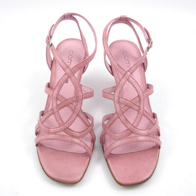 comma / Sandalette Rosa-Blass (Blossom), Leder