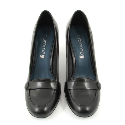 comma / Pumps Schwarz, Leder - Damenpumps