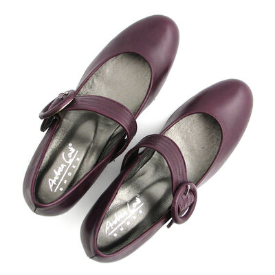 Andrea Conti / Spangenpumps Lila - Mary Jane Pumps Leder