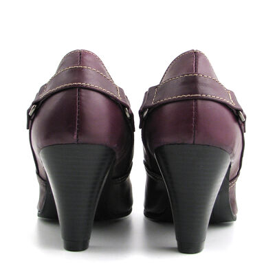 Andrea Conti / Hochfrontpumps Lila/Purple, Leder
