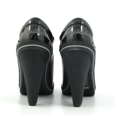 Killah / Schn&uuml;rpumps &raquo;Lea&laquo; Schwarz, Bergstiefel-Look