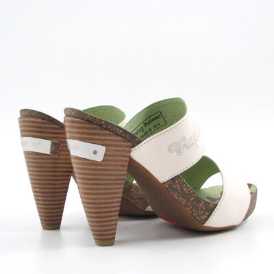 Replay / Lack-Pantolette Weiss - Floral White