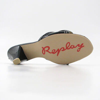 Replay / Lack-Schlappen Schwarz - Connect Black