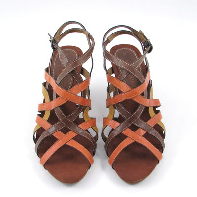 Marco Tozzi / Sandalette Braun-Orange-Gelb