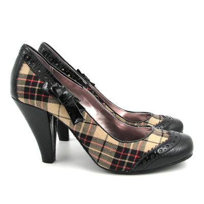 Killah / Pumps Schwarz/Beige - "Nancy"