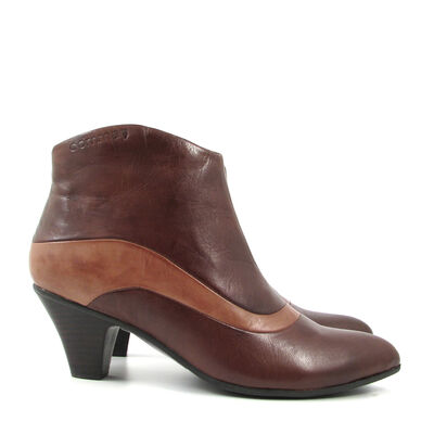 comma / Ankle Boots Mocca/Camel - Braun/Hellbraun