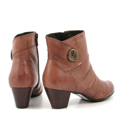 comma / Stiefeletten Hellbraun-Camel