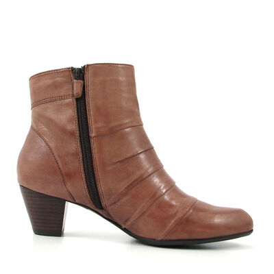 comma / Stiefeletten Hellbraun-Camel