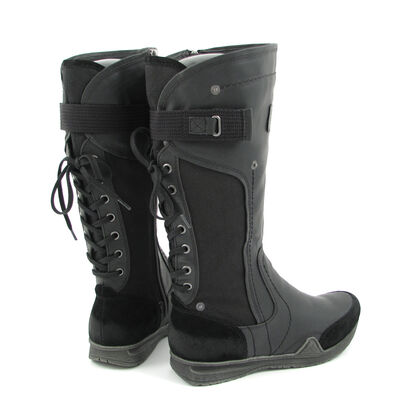 s.Oliver / Stiefel Schwarz - Flache Stiefel Black