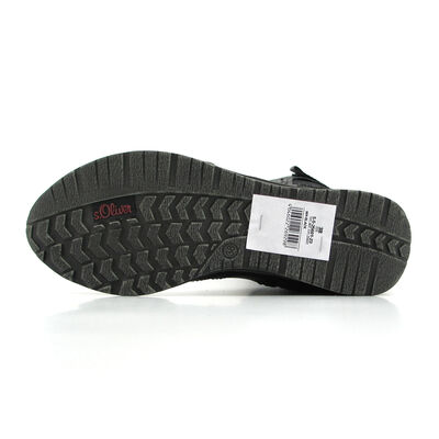 s.Oliver / Stiefel Schwarz - Flache Stiefel Black