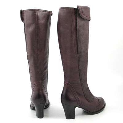 Marco Tozzi / Stiefel Grau-Braun - Leder - Elegant