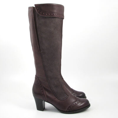 Marco Tozzi / Stiefel Grau-Braun - Leder - Elegant
