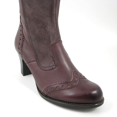 Marco Tozzi / Stiefel Grau-Braun - Leder - Elegant
