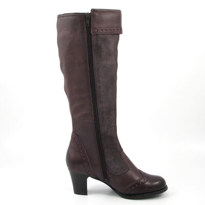 Marco Tozzi / Stiefel Grau-Braun - Leder - Elegant