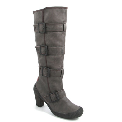 s.Oliver / Military-Stiefel Grau - Boots Pepper