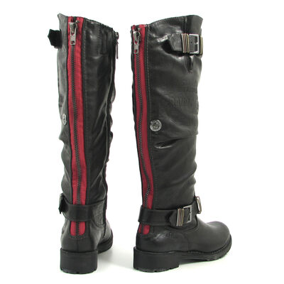 s.Oliver / Bikerstiefel Schwarz - Boots Black
