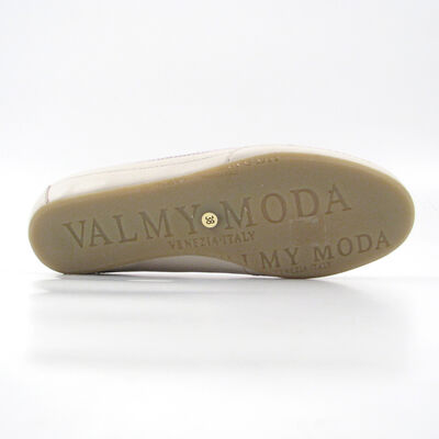 VALMY MODA / Sneaker Hellgrau/Weiss - italienische Schn&uuml;rschuhe Leder