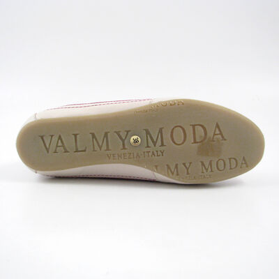 VALMY MODA / Kroko-Sneaker Pink-Viola - Krokodilleder-Print Schnürschuhe