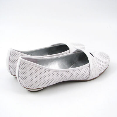 Marco Tozzi / Ballerina Weiss - g&uuml;nstige weisse Ballerinas