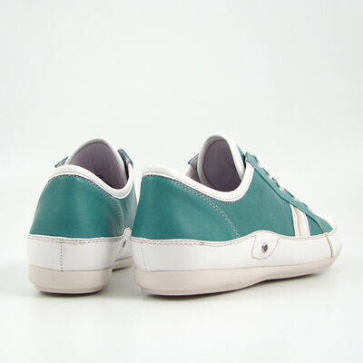 Caprice / Schn&uuml;rschuhe T&uuml;rkis-Weiss - Sneaker Turquoise-White
