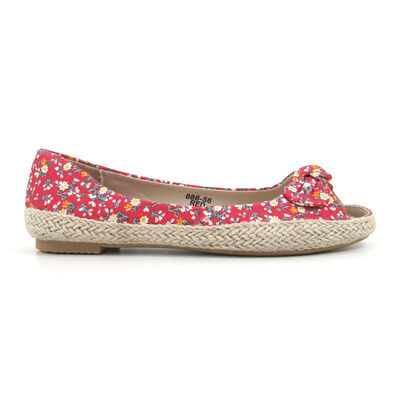 JUMEX / Bl&uuml;mchen-Ballerinas - Open-Toe Ballerina - g&uuml;nstig