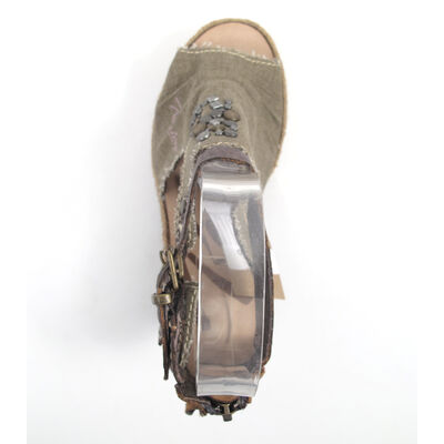 REPLAY / GLAMI DK BROWN  -Sandaletten Wedges Braun