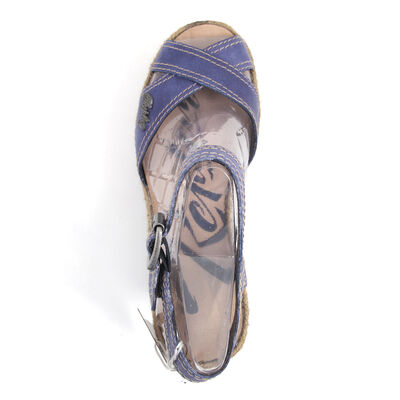REPLAY / GREN BLUE  - Sandalette Wedges Blau