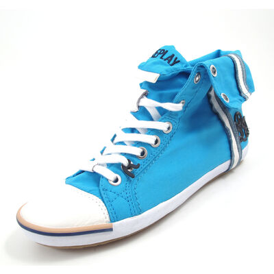 REPLAY BROOKE BRIGHT BLUE - Sneaker Türkis