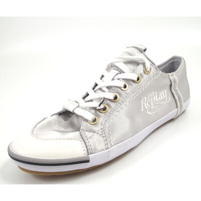 REPLAY BRIDGETTE SATIN PLATIN - Sneaker  Silbe