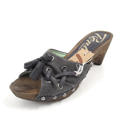 REPLAY MELILLA BLACK - Pantolette schwarz