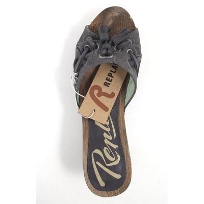 REPLAY / MELILLA BLACK - Pantolette schwarz