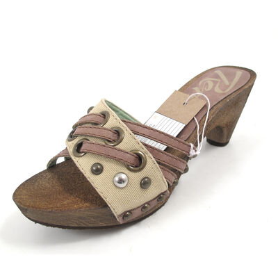 REPLAY NOVA  BEIGE - Pantolette weiss