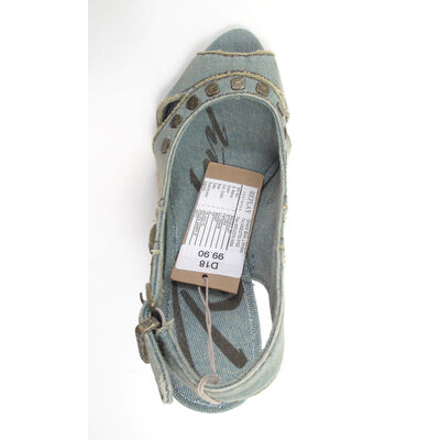 REPLAY / FLORA  Lt. DENIM - Pumps Slingpumps Hellblau