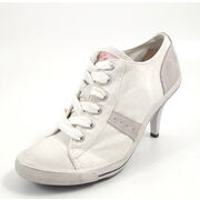 REPLAY STEP OFF WHITE -Schn&uuml;rpumps weiss