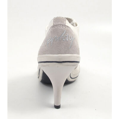 REPLAY / STEP OFF WHITE -Schn&uuml;rpumps weiss