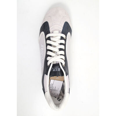 REPLAY / WHITE NAVY - Sneaker Weiss Blau