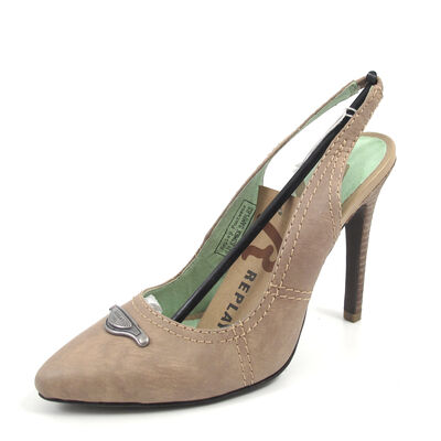 REPLAY BRITANY TAUPE- Slingpumps Beige