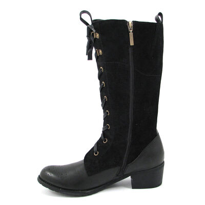 Tom Tailor / Stiefel/Schn&uuml;rstiefel Schwarz