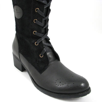 Tom Tailor / Stiefel/Schn&uuml;rstiefel Schwarz