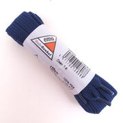 emo Schn&uuml;rsenkel Dunkelblau/Blau 120cm - Bob Flachsenkel/Breitsenkel