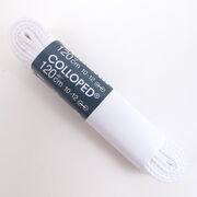 Collonil Schn&uuml;rsenkel Wei&szlig; 120cm -  Flachsenkel ca. 9mm breit - 10 - 12 L&ouml;cher/&Ouml;sen