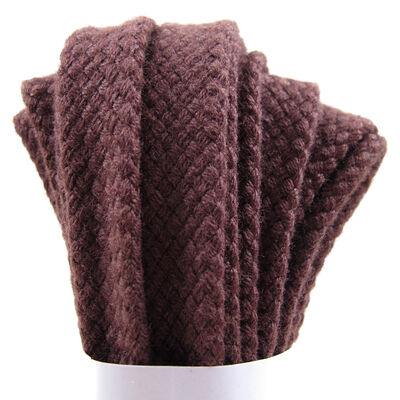 Collonil / Schn&uuml;rsenkel Dunkelbraun 120cm -  Flachsenkel ca. 9mm breit - 10 - 12 L&ouml;cher/&Ouml;sen