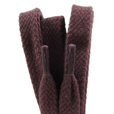 Collonil / Schn&uuml;rsenkel Dunkelbraun 75cm -  Breitsenkel/Flachsenkel ca. 9mm breit